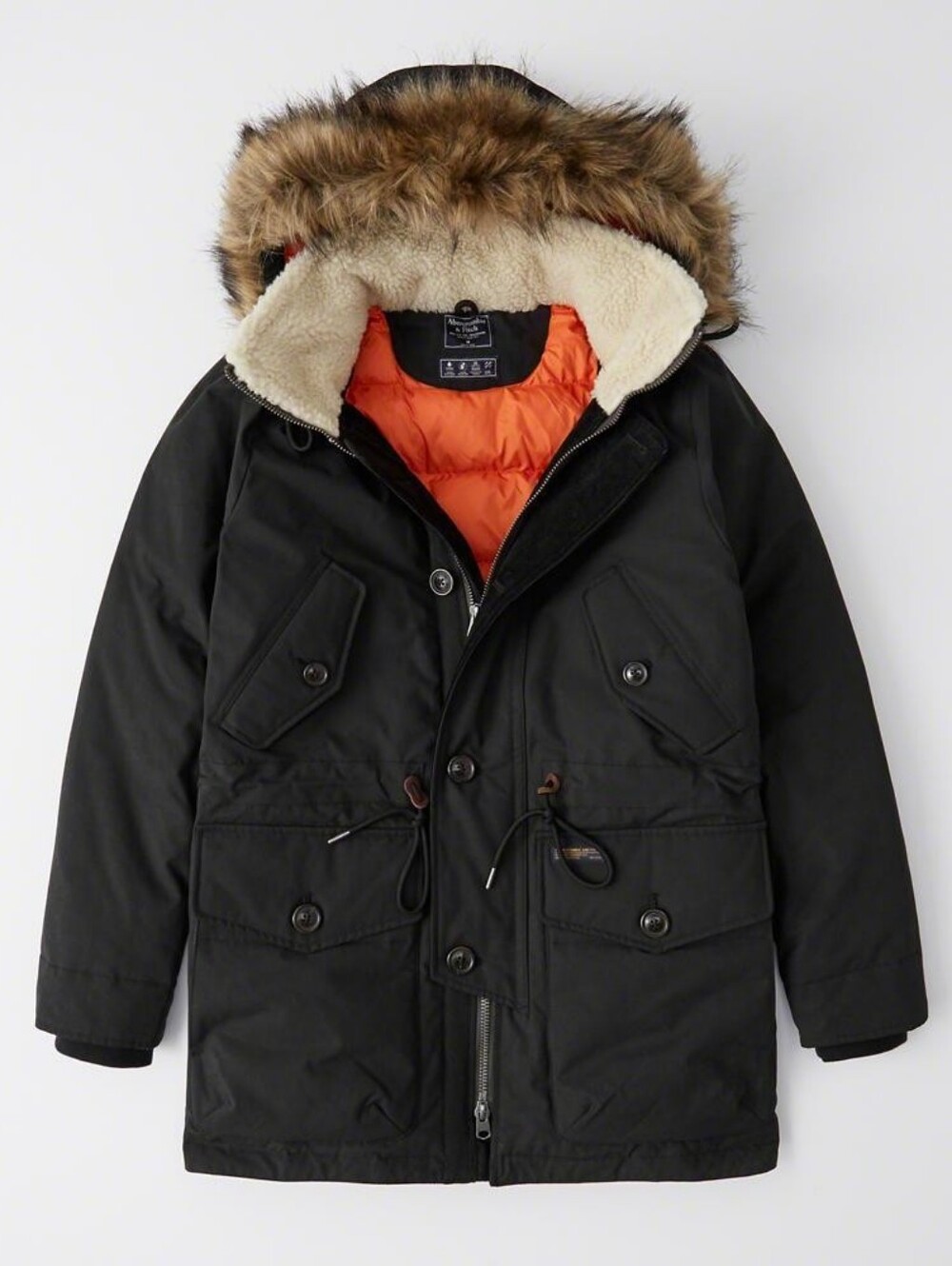 Abercombie And Fitch Mens Goose Down Ultra Parka Size XS
